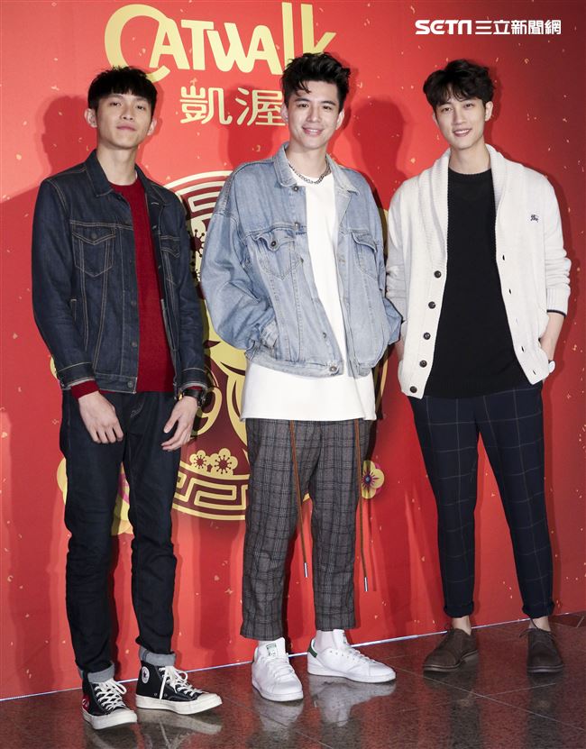 2019凱渥開春團拜，林柏叡、林輝瑝、范姜彥豐。（記者林士傑/攝影）