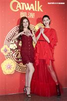 2019凱渥開春團拜，趙孟姿、吳采臻。（記者林士傑/攝影）