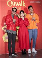 2019凱渥開春團拜，莊凱勛、鍾承翰、路嘉欣。（記者林士傑/攝影）