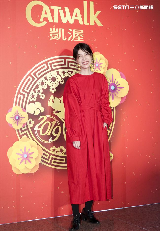 2019凱渥開春團拜，路嘉欣。（記者林士傑/攝影）