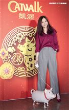 2019凱渥開春團拜，花花(張嘉雲)。（記者林士傑/攝影）