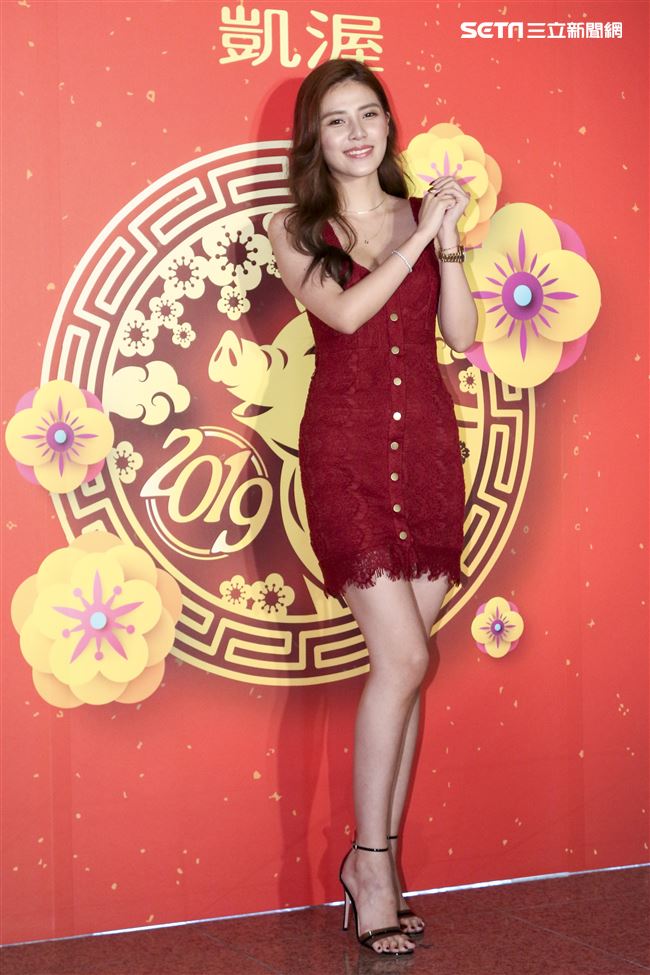 2019凱渥開春團拜，趙孟姿。（記者林士傑/攝影）