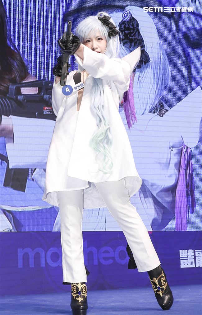 2019電玩展，神魔之塔女將邵凡僖。（記者林士傑/攝影）