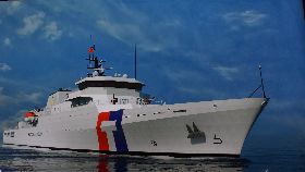 海巡4000噸巡防艦台船開工（1）