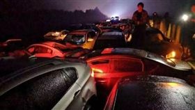大陸,車禍,交通意外（圖／翻攝自微博）