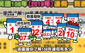 2019年休假　（圖授權自屁熊與內褲豬）
