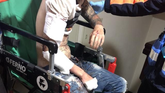 毒男持牛排刀狂砍友！被逮竟辯鬼上身