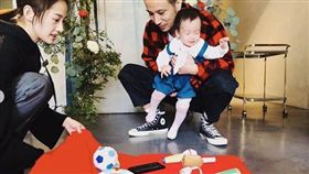 簡嫚書,女兒,雲大,抓周,爸爸,靠爸,雲昌隆　圖／翻攝簡嫚書自Instagram