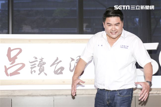 全新行腳類旅遊節目《呂讀台灣》開播記者會，主持人呂捷。（記者林士傑/攝影）