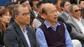 韓國瑜葉匡時出席台北快輪高雄平潭首航典禮台北快輪高雄至中國大陸福建平潭航線，19日下午在高雄港舉行首航典禮，高雄市長韓國瑜（前右）與準高雄市副市長葉匡時（前左）出席與會。中央社記者程啟峰高雄攝  108年1月19日