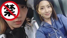 豆花妹上傳「獨眼龍」自拍照讓粉絲一驚。（圖／翻攝自豆花妹臉書粉專）