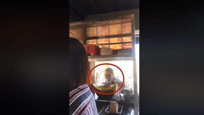 看了拳頭都硬了！台男貪小便宜無極限