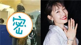 白百合看婦產科，疑似懷孕。（圖／翻攝自微博）