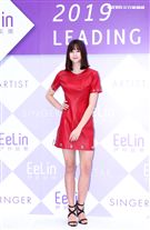 伊林模特兒金凱德2019豬年行大運開工好采頭。（記者邱榮吉/攝影）