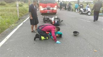 擦撞3國中生騎士　黃牌重機2男不治