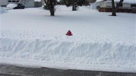 加拿大積雪（圖／翻攝自Toronto Firefighters推特）