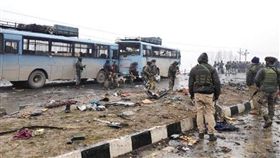 印度克什米爾今日發生攻擊事件。（圖／翻攝自Twitter）