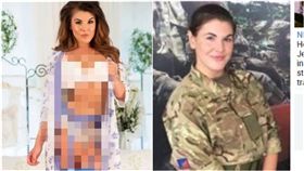  英國,當兵,AV女優,英軍（圖／翻攝自太陽報）