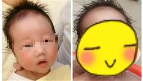 只有5天！阿嬤顧的孫變了樣　養成雙下巴爆可愛(圖/翻攝自爆廢公社臉書)