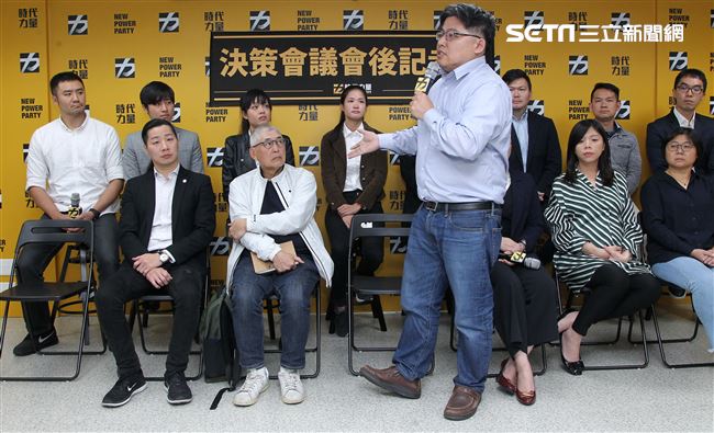 時代力量新任黨主席邱顯智。（記者邱榮吉/攝影）