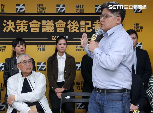 時代力量新任黨主席邱顯智。（記者邱榮吉/攝影）