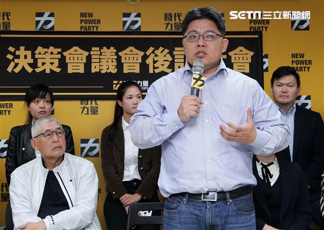 時代力量新任黨主席邱顯智。（記者邱榮吉/攝影）