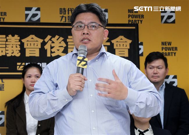 時代力量新任黨主席邱顯智。（記者邱榮吉/攝影）
