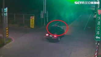 妻與小王同車　夫趴車頭哀求遭甩飛亡