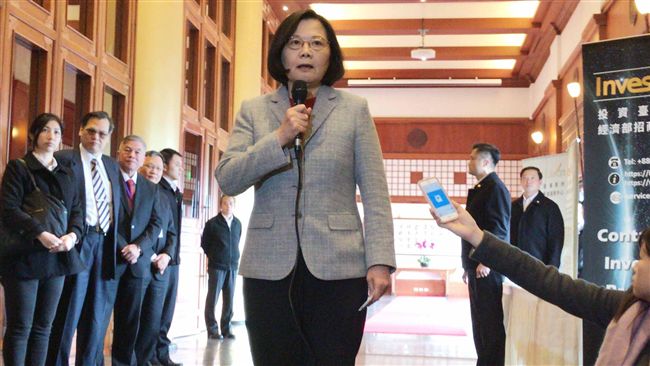 小英說中華民國台灣　他：地區總統？