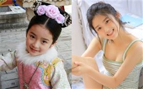 《步步驚心》「承歡格格」童星柴蔚/16歲照片。吳奇隆/劉詩詩/袁宏。微博