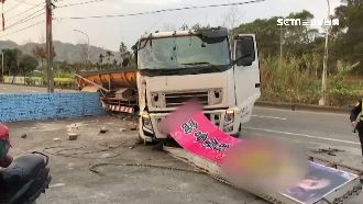 他一個小動作　砂石車險撞爆舒壓館