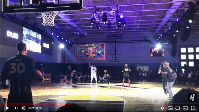 NBA／是遺傳？柯瑞媽投進中場三分