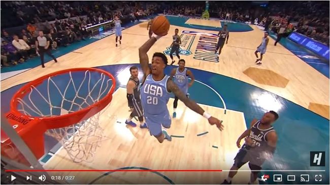 NBA／預習灌籃大賽他自玩空中接力