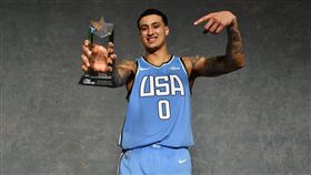 ▲湖人庫茲馬奪下新秀挑戰賽MVP。（圖／翻攝自推特）