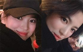 宋慧喬跟髮型師合照。IG