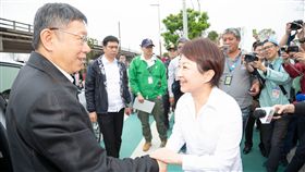 柯文哲訪台中花博　柯文哲辦公室提供