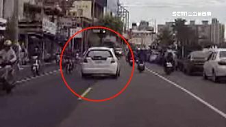 三寶逆向害摔車　到案後竟扯「恍神」