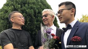 許常德老師；趙守泉和Andy英國老爹結婚、差51歲同志結婚／記者張雅筑、林宥村攝