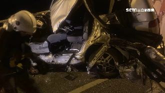 兩車對撞削兩半！駕駛夾車內失血休克