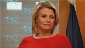 國務院發言人諾爾特美國國務院發言人諾爾特表示，不清楚台灣的總統蔡英文回程過境美國時是否將與美國官員會面。中央社記者鄭崇生華盛頓攝  107年8月16日