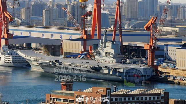 002畫標誌線　陸雙航艦4月來臨