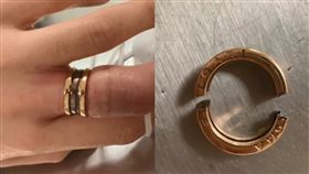 美國,戒指,電鋸,情人節,長胖,男友,手指,禮物　圖／翻攝自微博