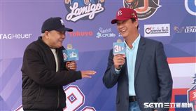 涂鴻欽和黃平洋出席中職開季宣告。（圖／記者王怡翔攝影）