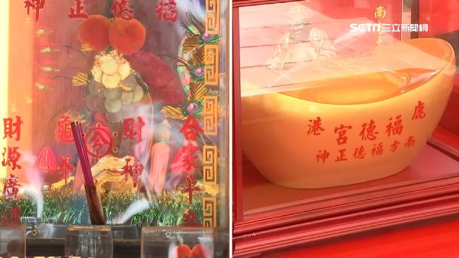 元宵紫南宮製金錢龜　信徒爭擲筊請回