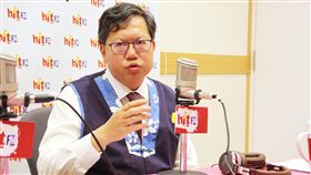 桃園市長鄭文燦18日接受《周玉蔻嗆新聞》節目專訪。（圖／Hit Fm《周玉蔻嗆新聞》製作單位提供）