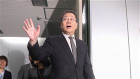 李文輝赴北市府拜會柯文哲上海市台辦主任李文輝（前）18日上午前往台北市政府，拜會市長柯文哲。中央社記者裴禛攝　108年2月18日