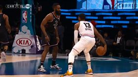 NBA／後撤步吃掉哈登　喬治還偷酸 
NBA,2019全明星,James Harden,Paul George,後撤步 
翻攝自推特