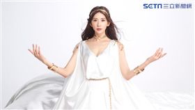 林志玲化身雅典娜女神，號召聖鬥士一起來守護夢想及希望。。（圖／金橋娛科提供）