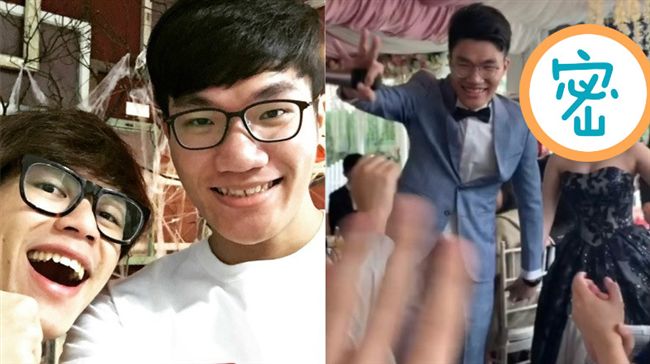 啾啾鞋結婚了！新娘穿抹胸婚紗現身