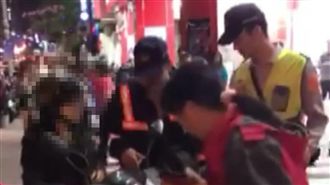 婦硬闖燈會違規擺攤　正義使者幫嗆警